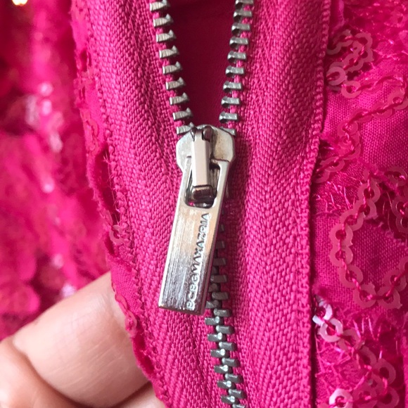 Stunning Pink Beaded BCBG dress - Picture 13 of 16